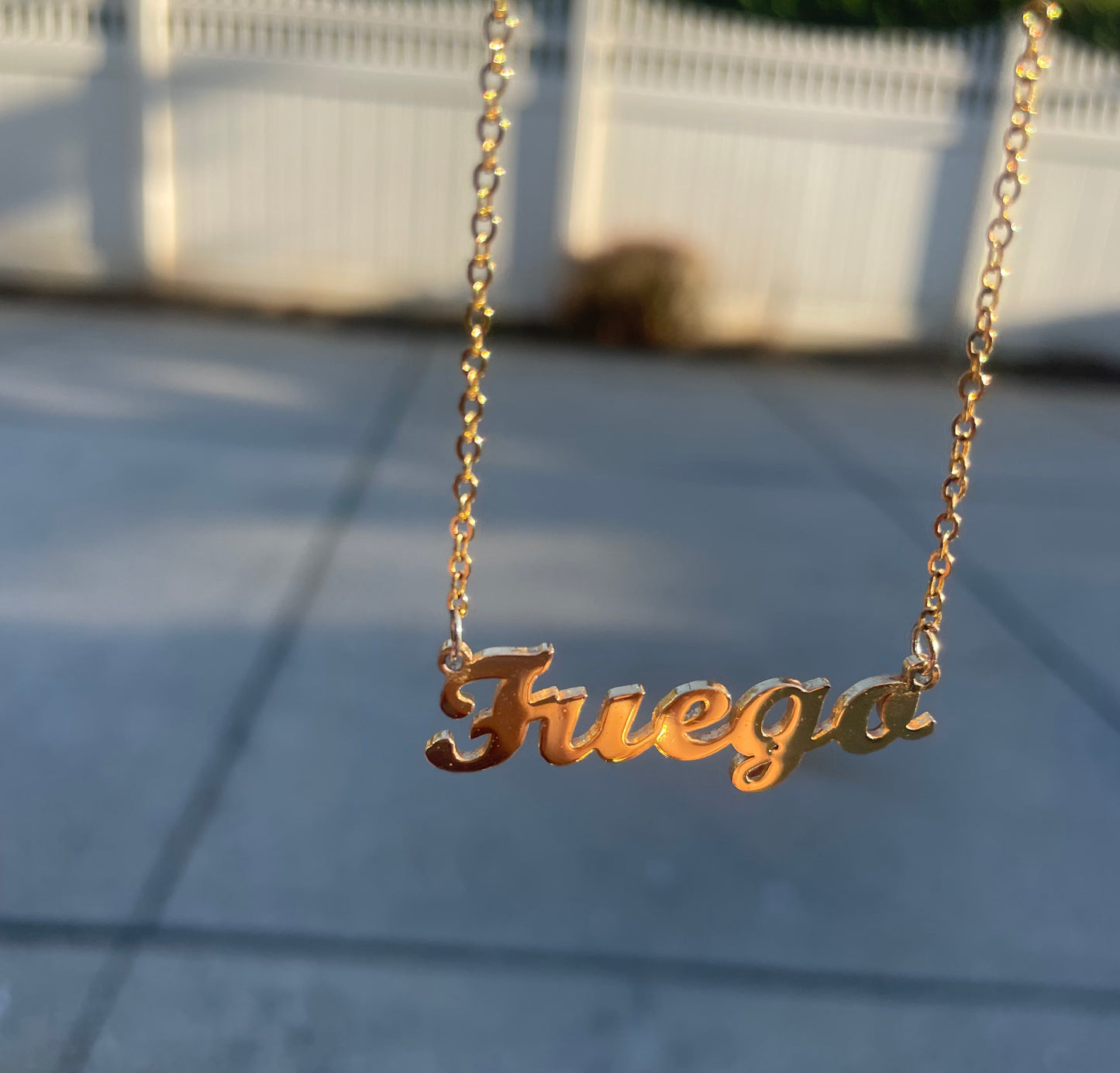 #I'mFuego Fuego Gold Necklace